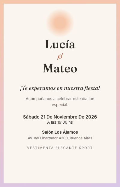 Vista previa del diseño Aurora