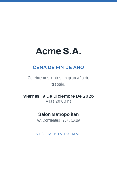 Vista previa del diseño Corporativo